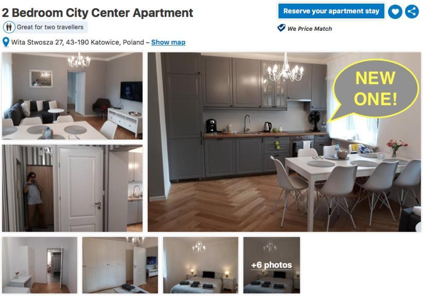 1 Bedroom City Center Apartment Катовице Екстериор снимка
